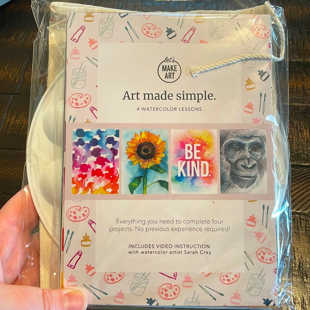 4 Watercolor Lessons with Video Instructions!